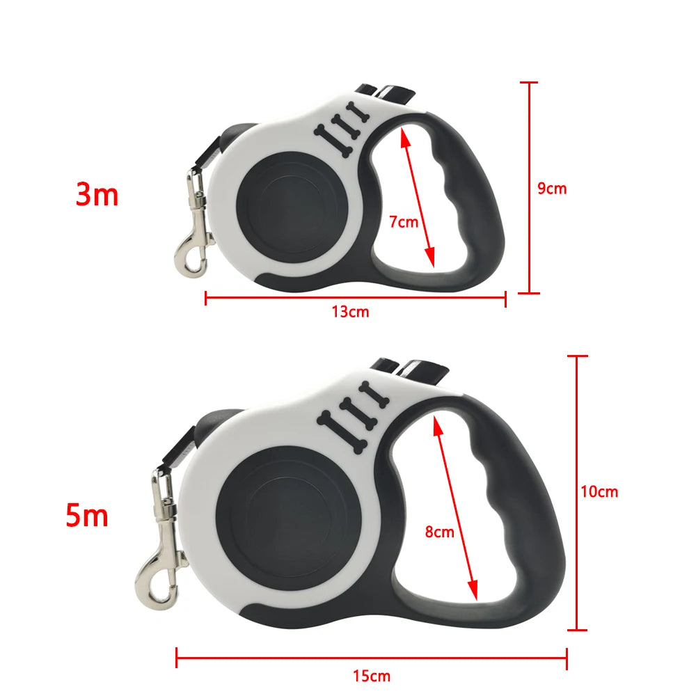 5M Retractable Dog Leash – Automatic Pet Traction Rope for Small & Medium Dogs