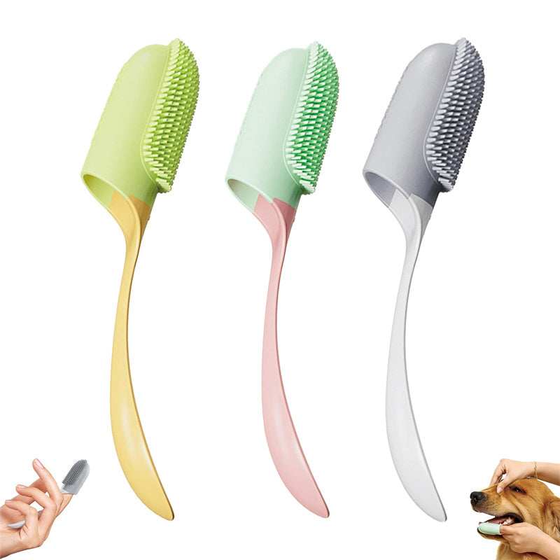 Pet Oral Care Finger Brush – Gentle & Effective Dental Cleaning for Dogs & Cats