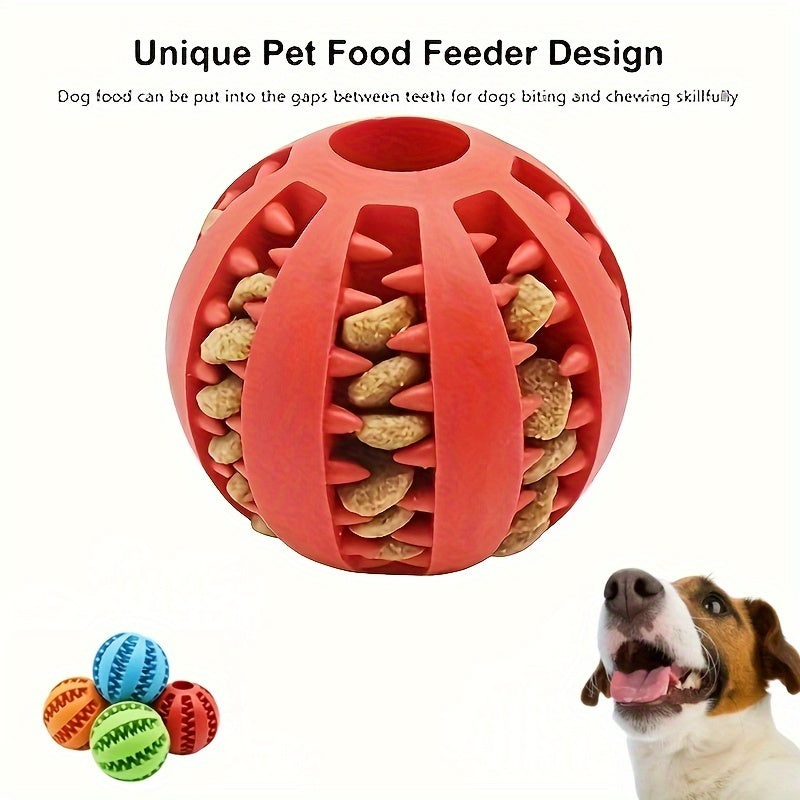 Dog Ball Toys For Small Dogs Interactive Elasticity Puppy Chew Toy Tooth Cleaning