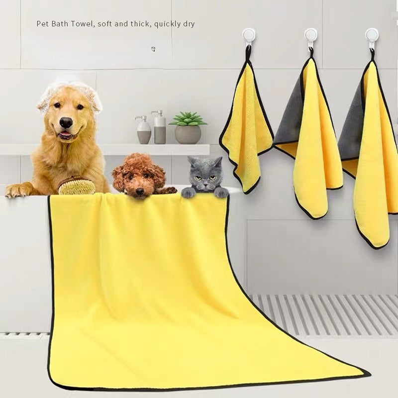 Ultra-Soft Microfiber Dog Towel – Fast Drying & Perfect for Baths