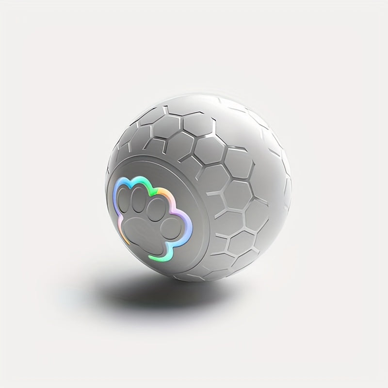 Interactive Pet Toy Ball - Rechargeable, Bite Resistant, Automatic Smart Bouncing Ball