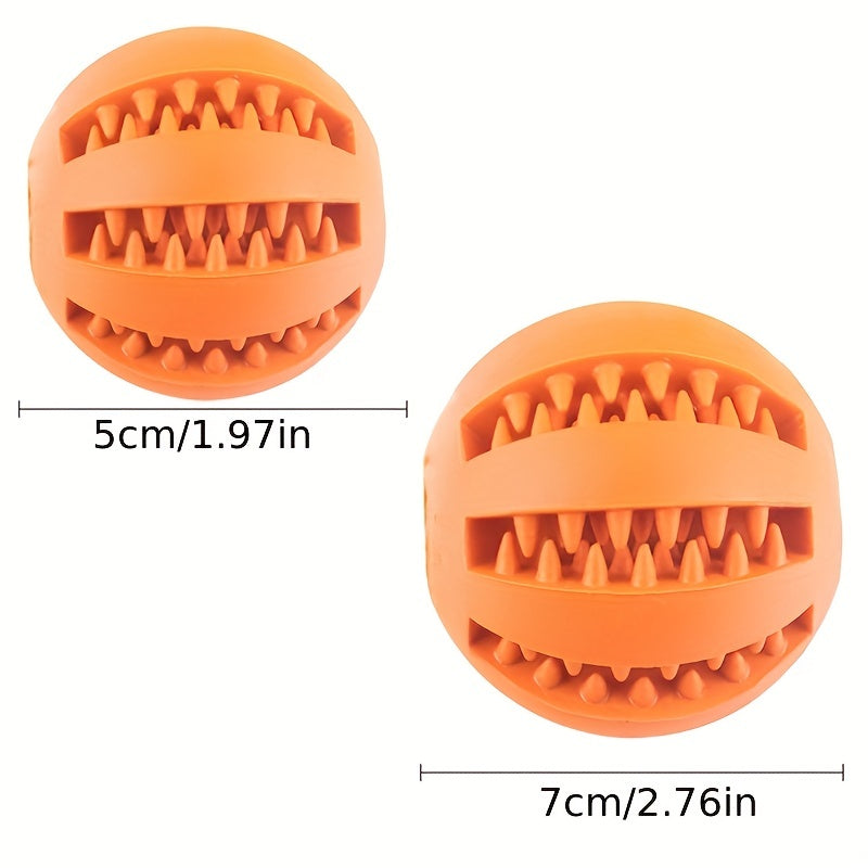 Dog Ball Toys For Small Dogs Interactive Elasticity Puppy Chew Toy Tooth Cleaning